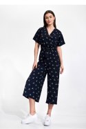 Kombinezon Damski Model M863 Navy - Figl Figl Kombinezon Damski Model M863 Navy - Figl Figl