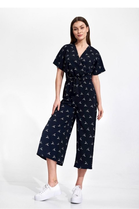 Kombinezon Damski Model M863 Navy - Figl Figl Kombinezon Damski Model M863 Navy - Figl Figl