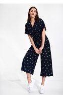 Kombinezon Damski Model M863 Navy - Figl Figl Kombinezon Damski Model M863 Navy - Figl Figl