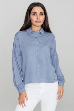 Koszula Damska Model M582 Blue - Figl Figl
