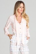 Koszula Damska Model M700 Pink - Figl Figl Koszula Damska Model M700 Pink - Figl Figl