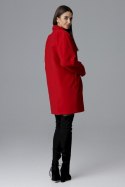 Płaszcz Damski Model M625 Red - Figl Figl Płaszcz Damski Model M625 Red - Figl Figl