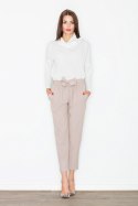 Spodnie Damskie Model M523 Beige - Figl Figl Spodnie Damskie Model M523 Beige - Figl Figl