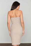 Sukienka Model M571 Beige - Figl Figl Sukienka Model M571 Beige - Figl Figl