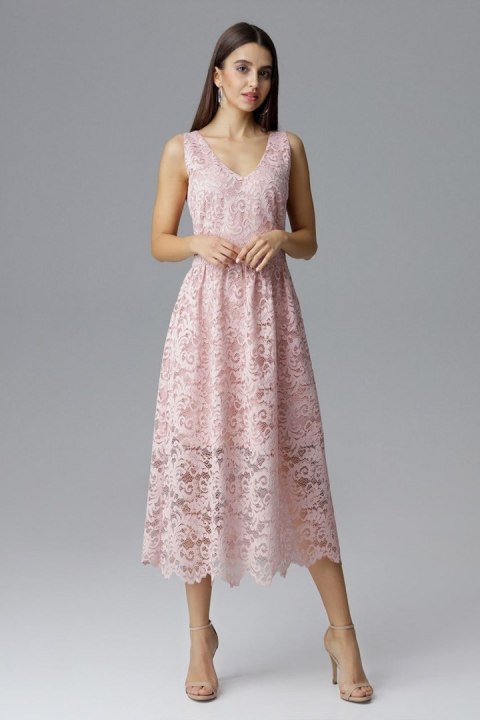 Sukienka Model M639 Pink - Figl Figl Sukienka Model M639 Pink - Figl Figl
