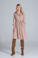 Sukienka Model M838 Beige - Figl Figl Sukienka Model M838 Beige - Figl Figl