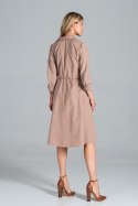 Sukienka Model M838 Beige - Figl Figl Sukienka Model M838 Beige - Figl Figl