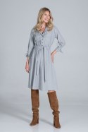 Sukienka Model M838 Grey - Figl Figl Sukienka Model M838 Grey - Figl Figl