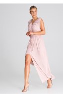 Sukienka Model M947 Light Pink - Figl Figl Sukienka Model M947 Light Pink - Figl Figl