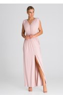 Sukienka Model M947 Light Pink - Figl Figl Sukienka Model M947 Light Pink - Figl Figl