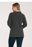 Sweter Damski Model M1044 Dark Grey - Figl Figl Sweter Damski Model M1044 Dark Grey - Figl Figl