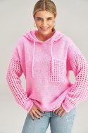 Sweter Damski Model M996 Pink - Figl Figl Sweter Damski Model M996 Pink - Figl Figl