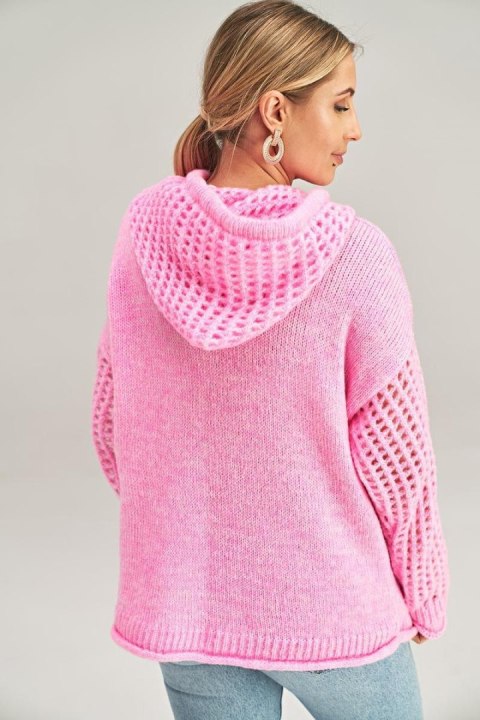 Sweter Damski Model M996 Pink - Figl Figl Sweter Damski Model M996 Pink - Figl Figl