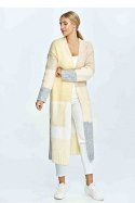 Sweter Kardigan Model M896 Yellow/Beige - Figl Figl Sweter Kardigan Model M896 Yellow/Beige - Figl Figl