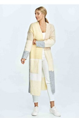 Sweter Kardigan Model M896 Yellow/Beige - Figl Figl