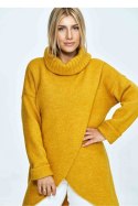 Golf Damski Model M891 Musztard - Figl Figl Golf Damski Model M891 Musztard - Figl Figl