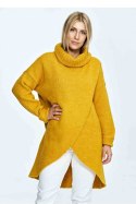 Golf Damski Model M891 Musztard - Figl Figl Golf Damski Model M891 Musztard - Figl Figl