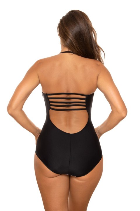 Jednoczęściowy strój kąpielowy Kostium kąpielowy Model Sansza M-655 Milk/Black - Marko Marko Jednoczęściowy strój kąpielowy Kostium kąpielowy Model Sansza M-655 Milk/Black - Marko Marko