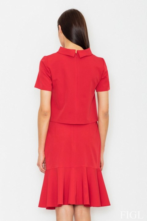 Spódnica Model M538 Red - Figl Figl Spódnica Model M538 Red - Figl Figl