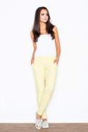 Spodnie Damskie Model 305 Yellow - Figl Figl Spodnie Damskie Model 305 Yellow - Figl Figl