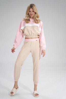 Spodnie Damskie Model M756 Beige/Pink - Figl Figl