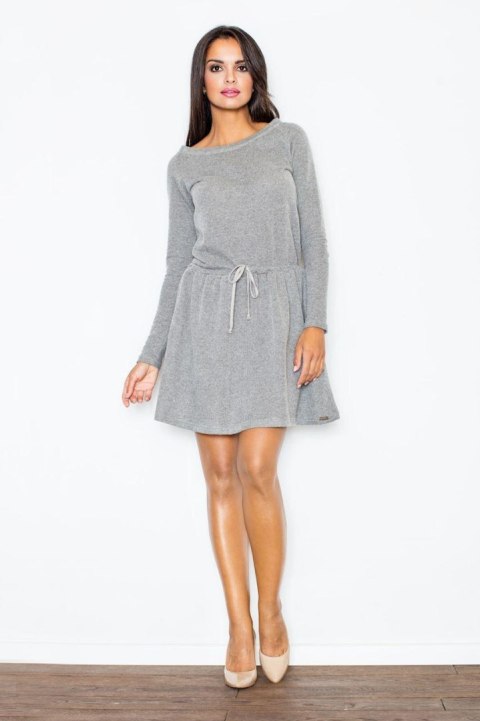 Sukienka Model 334 Dark Grey - Figl Figl Sukienka Model 334 Dark Grey - Figl Figl