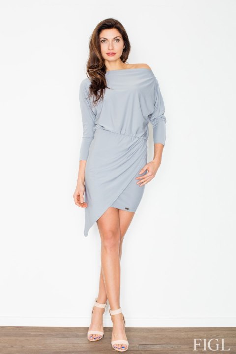 Sukienka Model M475 Grey - Figl Figl Sukienka Model M475 Grey - Figl Figl