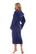 Szlafrok Damski Model Night Long 2412 Navy - L&L collection L&L collection Szlafrok Damski Model Night Long 2412 Navy - L&L collection L&L collection