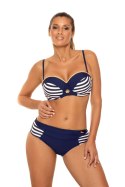 Kostium dwuczęściowy Kostium kąpielowy Model Iryda M-702 Navy/White - Marko Marko Kostium dwuczęściowy Kostium kąpielowy Model Iryda M-702 Navy/White - Marko Marko