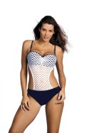 Jednoczęściowy strój kąpielowy Kostium Kąpielowy Model Gwen Mirtillo M-405 Navy - Marko Marko Jednoczęściowy strój kąpielowy Kostium Kąpielowy Model Gwen Mirtillo M-405 Navy - Marko Marko