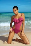 Jednoczęściowy strój kąpielowy Kostium kąpielowy Model Carmen Rose Pink M-468 Dirty Pink - Marko Marko Jednoczęściowy strój kąpielowy Kostium kąpielowy Model Carmen Rose Pink M-468 Dirty Pink - Marko Marko
