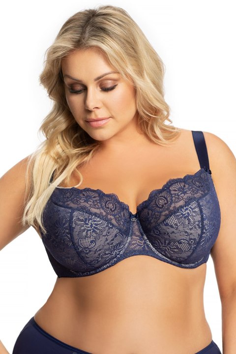 Biustonosz Soft Biustonosz Semi-Soft Model Blanca K357 Navy - Gorsenia Lingerie Gorsenia Lingerie Biustonosz Soft Biustonosz Semi-Soft Model Blanca K357 Navy - Gorsenia Lingerie Gorsenia Lingerie