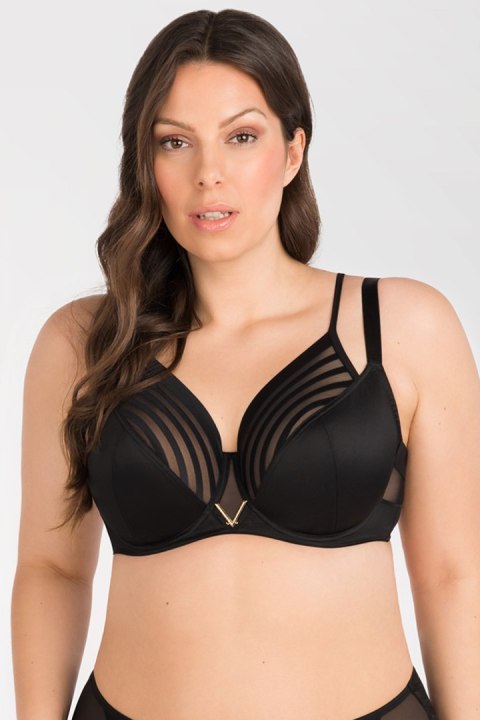 Biustonosz Soft Model Yoko K810 Black - Gorsenia Lingerie Gorsenia Lingerie Biustonosz Soft Model Yoko K810 Black - Gorsenia Lingerie Gorsenia Lingerie