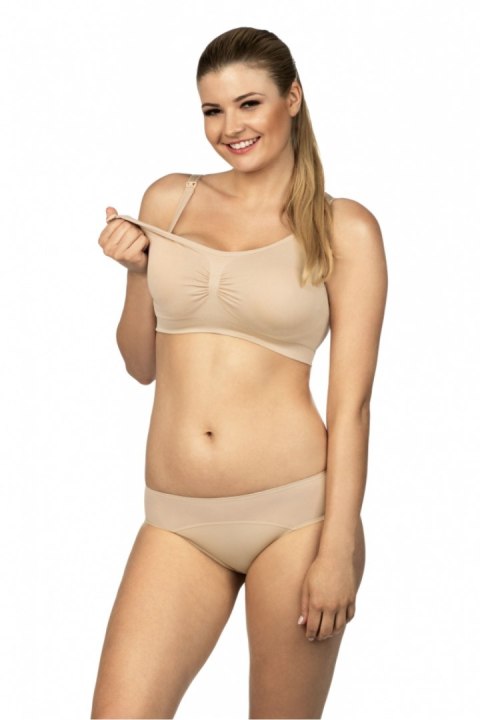 Biustonosz do karmienia Model 3087 Beige - Lupo Line Lupo Line Biustonosz do karmienia Model 3087 Beige - Lupo Line Lupo Line