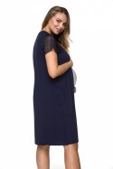 Koszulka nocna Koszula Nocna Ciążowa Model 3119 Navy - Lupo Line Lupo Line Koszulka nocna Koszula Nocna Ciążowa Model 3119 Navy - Lupo Line Lupo Line
