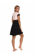 Koszulka nocna Koszula Nocna Model Model 342 Pink/Black - Lupo Line Lupo Line Koszulka nocna Koszula Nocna Model Model 342 Pink/Black - Lupo Line Lupo Line