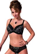 Biustonosz push up Biustonosz Usztywniany Model VB-242 Black - Vena Vena Biustonosz push up Biustonosz Usztywniany Model VB-242 Black - Vena Vena