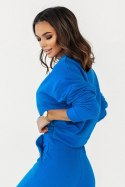 Bluza Damska Model Lamia D29 Blue - IVON IVON Bluza Damska Model Lamia D29 Blue - IVON IVON