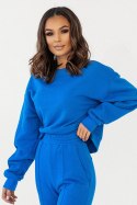 Bluza Damska Model Lamia D29 Blue - IVON IVON Bluza Damska Model Lamia D29 Blue - IVON IVON