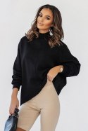 Bluza Damska Model Simple D27 Black - IVON IVON Bluza Damska Model Simple D27 Black - IVON IVON