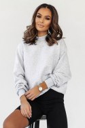 Bluza Damska Model Simple D27 Grey - IVON IVON Bluza Damska Model Simple D27 Grey - IVON IVON