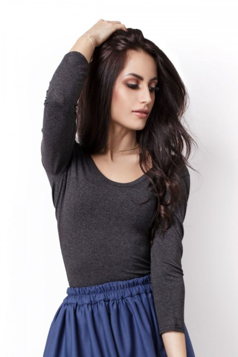 Bluzka Izabelle B36 Grafit - IVON IVON Bluzka Izabelle B36 Grafit - IVON IVON