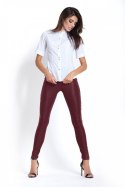 Legginsy Model Irma T14 Bordo - IVON IVON Legginsy Model Irma T14 Bordo - IVON IVON