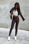 Legginsy Model Wish T28 Chocolate - IVON IVON
