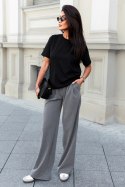 Spodnie Damskie Model Lilou T37 Grey - IVON IVON Spodnie Damskie Model Lilou T37 Grey - IVON IVON