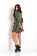 Sukienka Model 270 Blanka Khaki - IVON IVON Sukienka Model 270 Blanka Khaki - IVON IVON