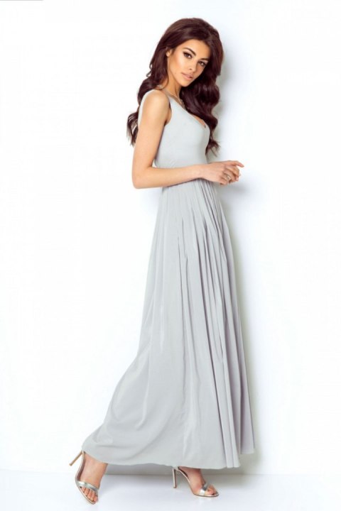 Sukienka Model Andrea 219 Grey - IVON IVON Sukienka Model Andrea 219 Grey - IVON IVON