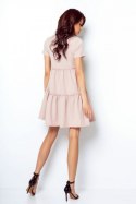 Sukienka Model Pola 214 Powder Pink - IVON IVON Sukienka Model Pola 214 Powder Pink - IVON IVON