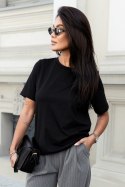 Tshirt Damski Model B57 Black - IVON IVON Tshirt Damski Model B57 Black - IVON IVON