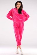 Bluza Damska Model A412 Pink - awama Awama Bluza Damska Model A412 Pink - awama Awama